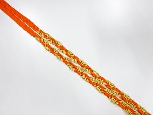 アンティーク　帯留め用　手組三分紐